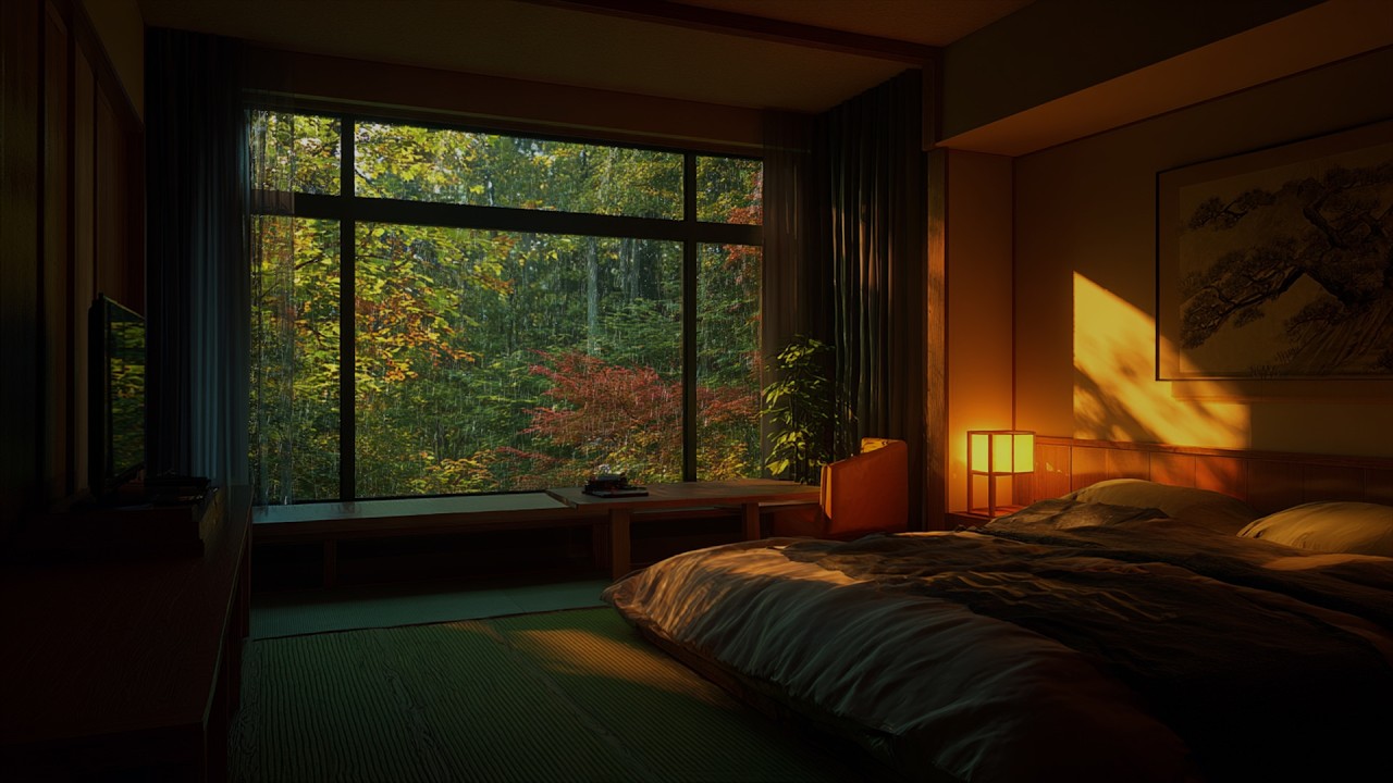 Rainy Night Piano Ambience | Soft Piano Whispers Beneath the Quiet Stillness of Midnight Rain