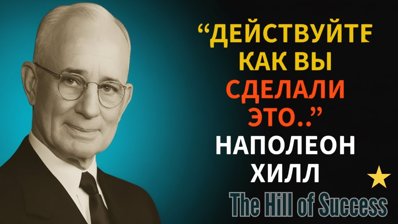 Действуй так, будто ты уже достиг цели | Наполеон Хилл
