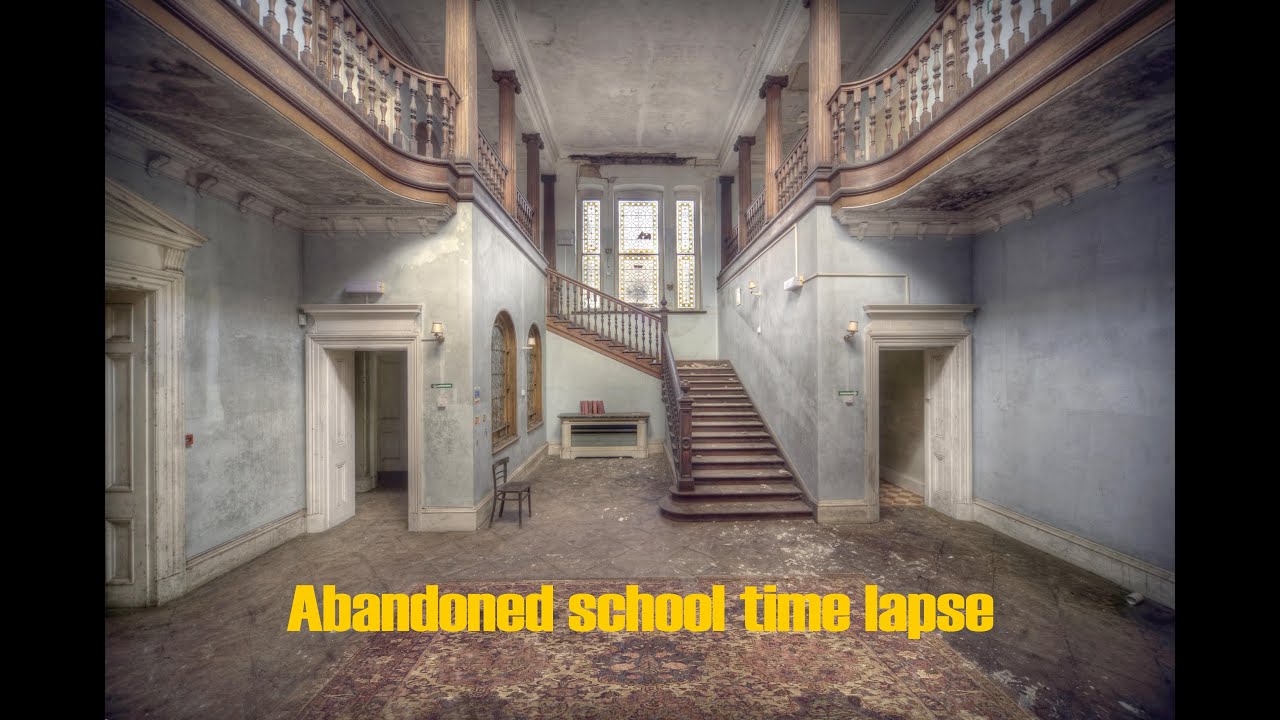 Abandoned Haunted school time lapse Urbex Black Magic Camera Test with Andre Govia