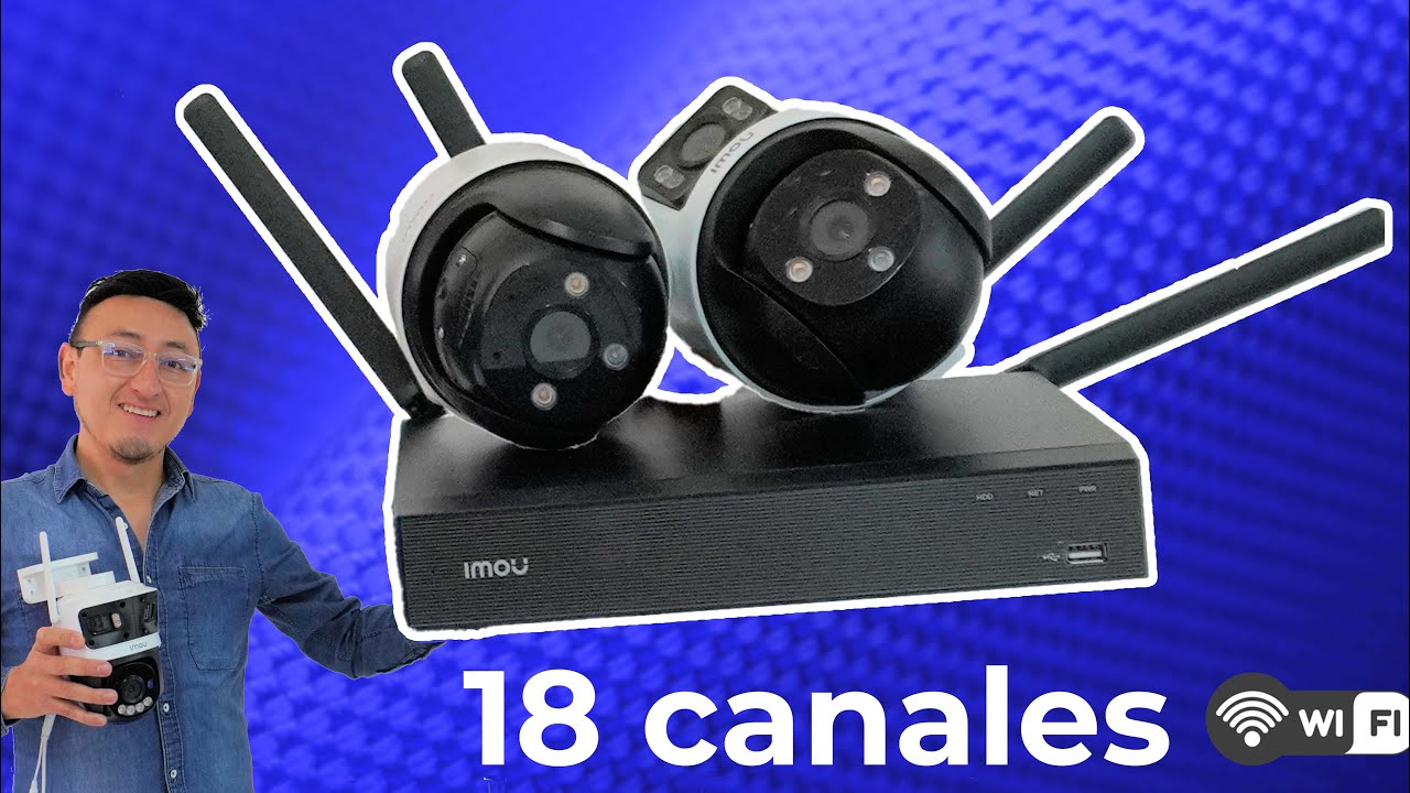 NVR IMOU N118W-8ADE para 18 cámaras WiFi