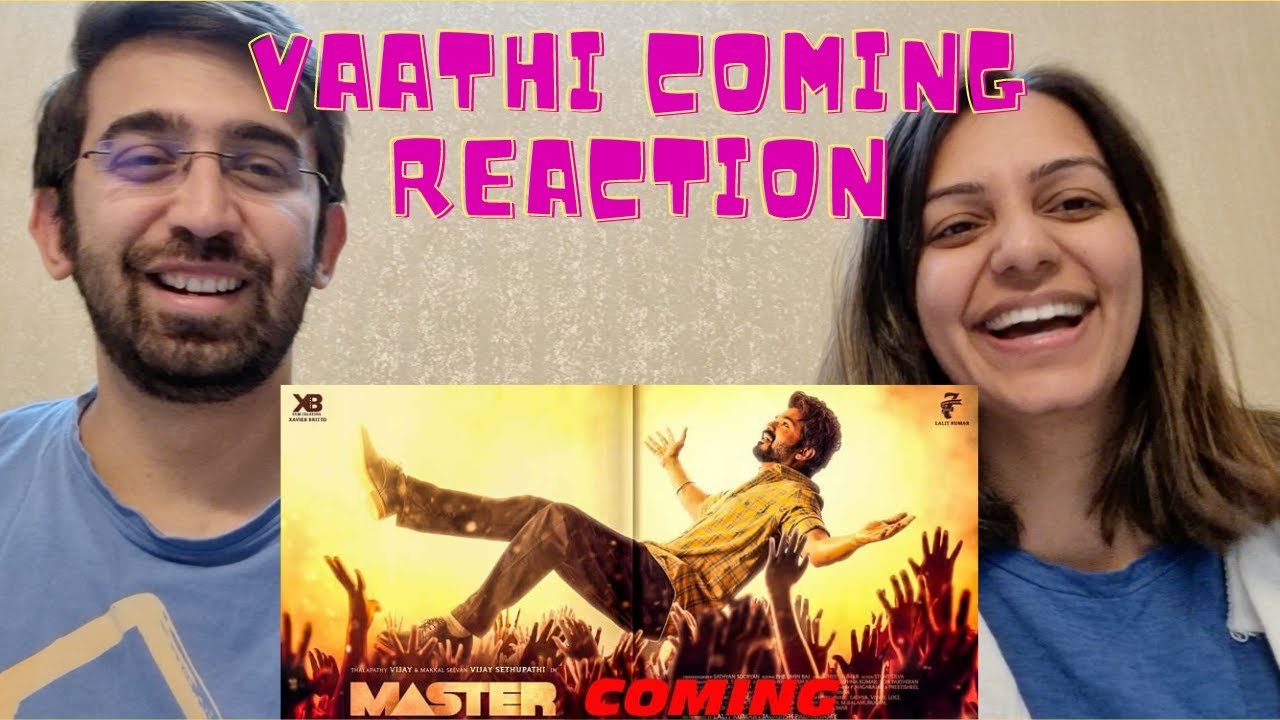 Vaathi Coming Video Reaction | Master | Thalapathy Vijay | Anirudh Ravichander | 4AM Reactions