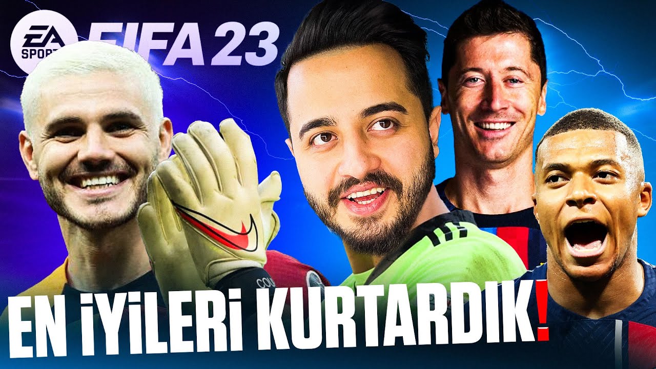 ŞAMPİYONLAR LİGİNDE KALECİ OLMAK! İCARDİ,MBAPPE,LEWANDOSKİ ŞUTLARI KURTARDIK! Fifa23 Kaleci Kariyeri