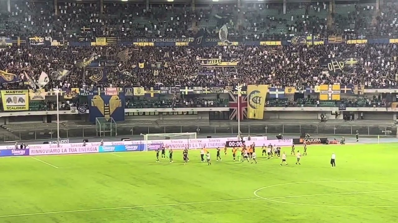 Hellas verona - Roma 2-1 fine partita e verona beat