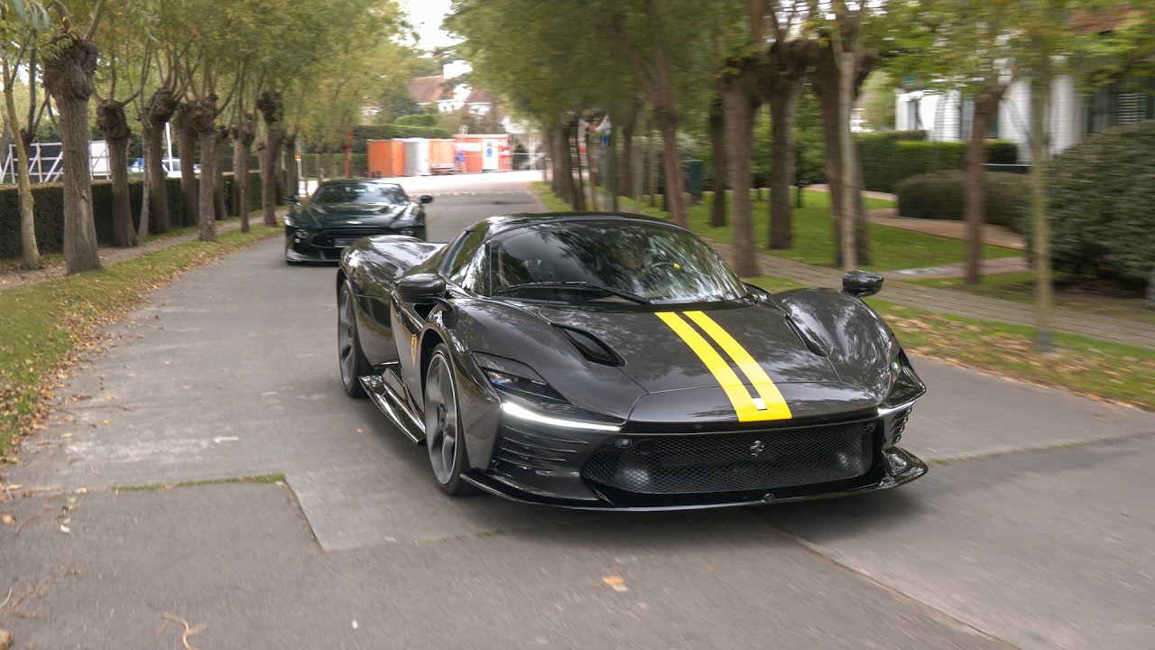 Supercars in Knokke 2025 - Jesko, Valkyrie, SP3, EB110, Victor, F40, Veyron and more!
