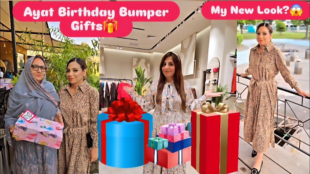 New Look 🥰 in Ayat Birthday | Khala,Nano Ne Ayat Ke Lye Kon Sa Bumper Gift🎁Liya? Sab Hove Shocked😱