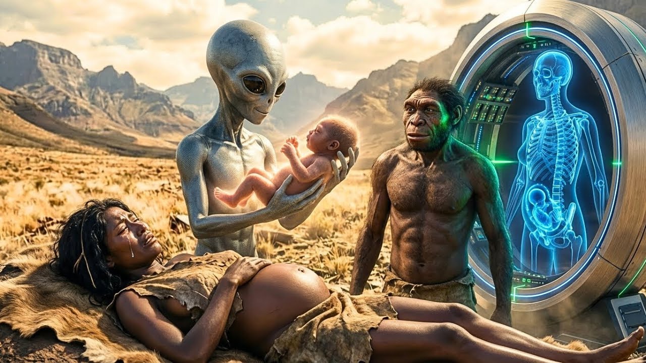 Alien Assists the First Hominid Birth | A Moment That Changed Prehistoric History
