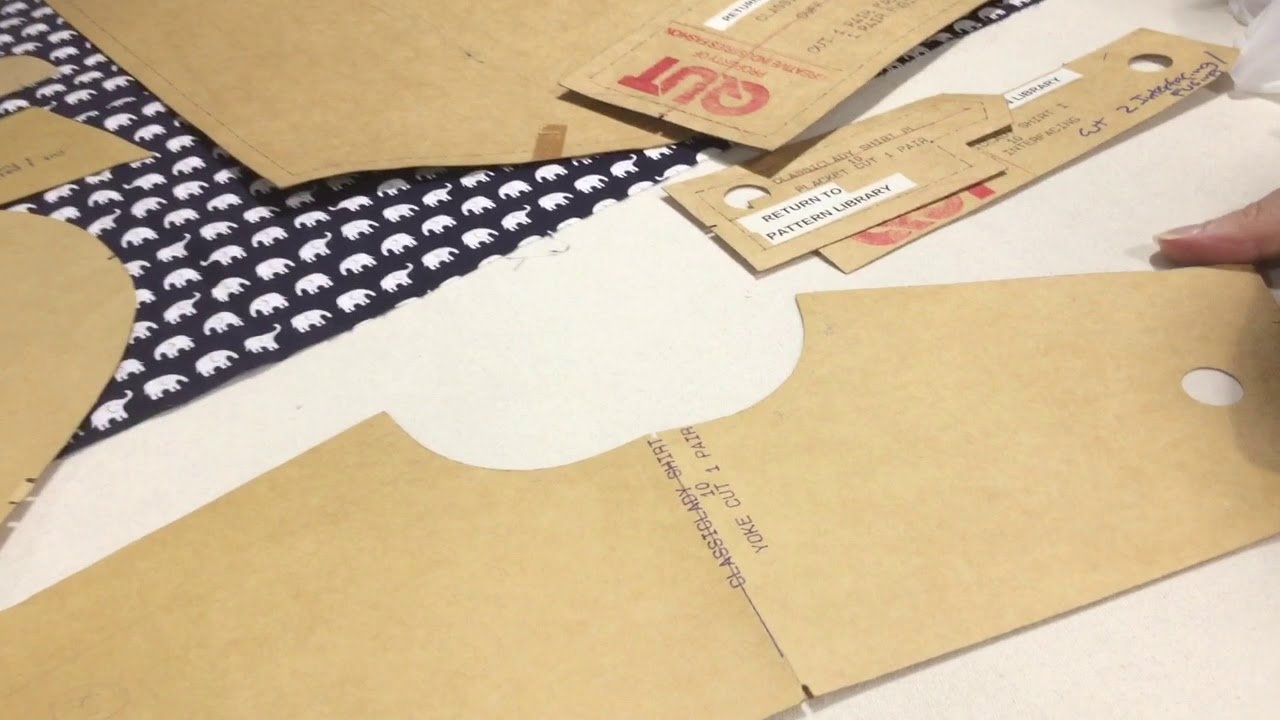 Pattern communication / labelling / notches / grains etc...
