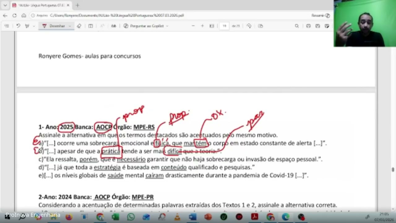 Concurso IFCE- Língua Portuguesa- Prof. Ronyere Gomes