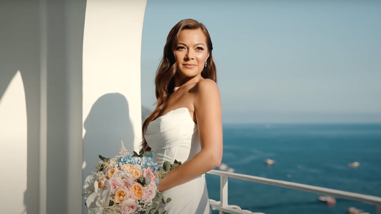 Matrimonio a Positano: Ashley e Daniel sospesi tra cielo e mare