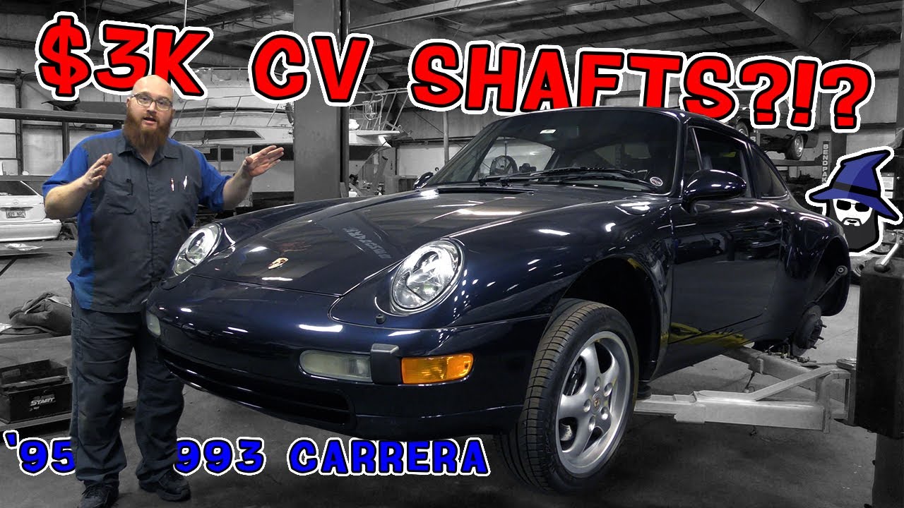 $3,000 for new CV shafts?!? CAR WIZARD saves customer serious $$$ on this '93 Porsche 993 Carrera