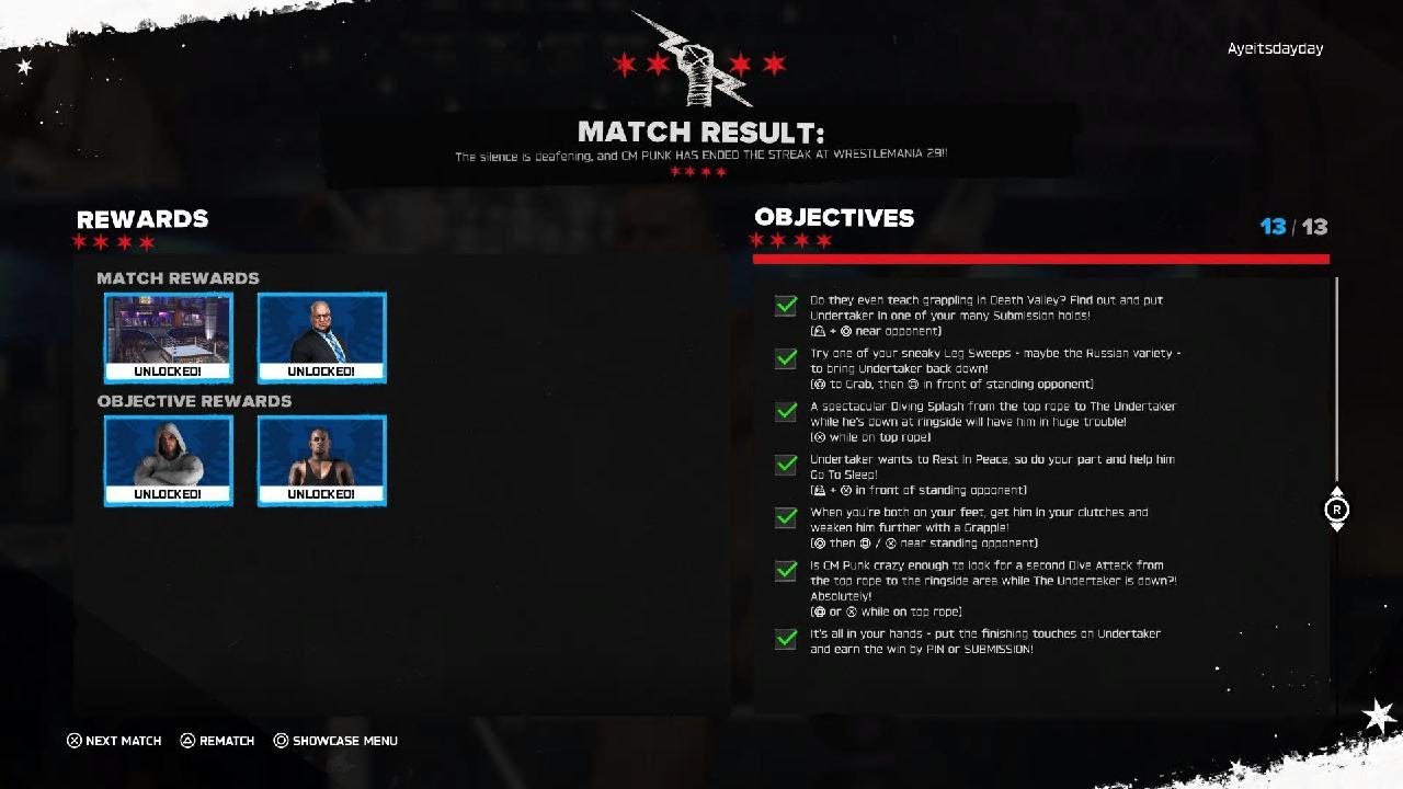 WWE 2K26 | Прохождение матча CM Punk против Undertaker #4
