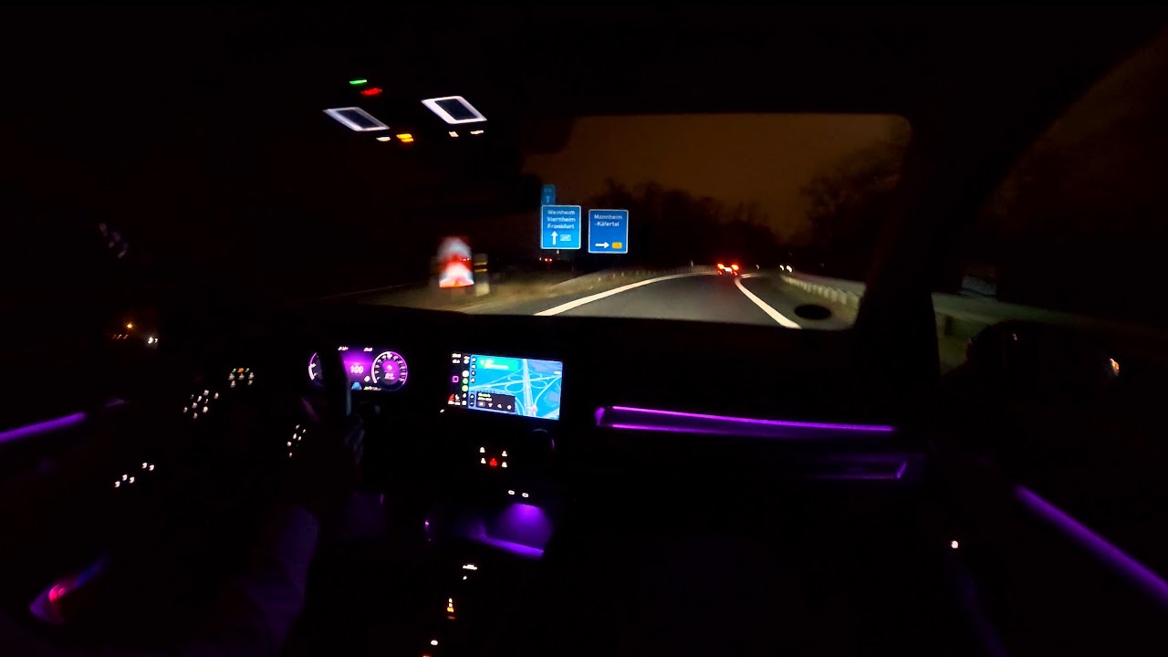 DRIVING GERMAN AUTHOBAHN 🛣️ | VW Golf 8 POV Cruise Frankfurt to Mannheim | Real-Time 4K (Part 29)