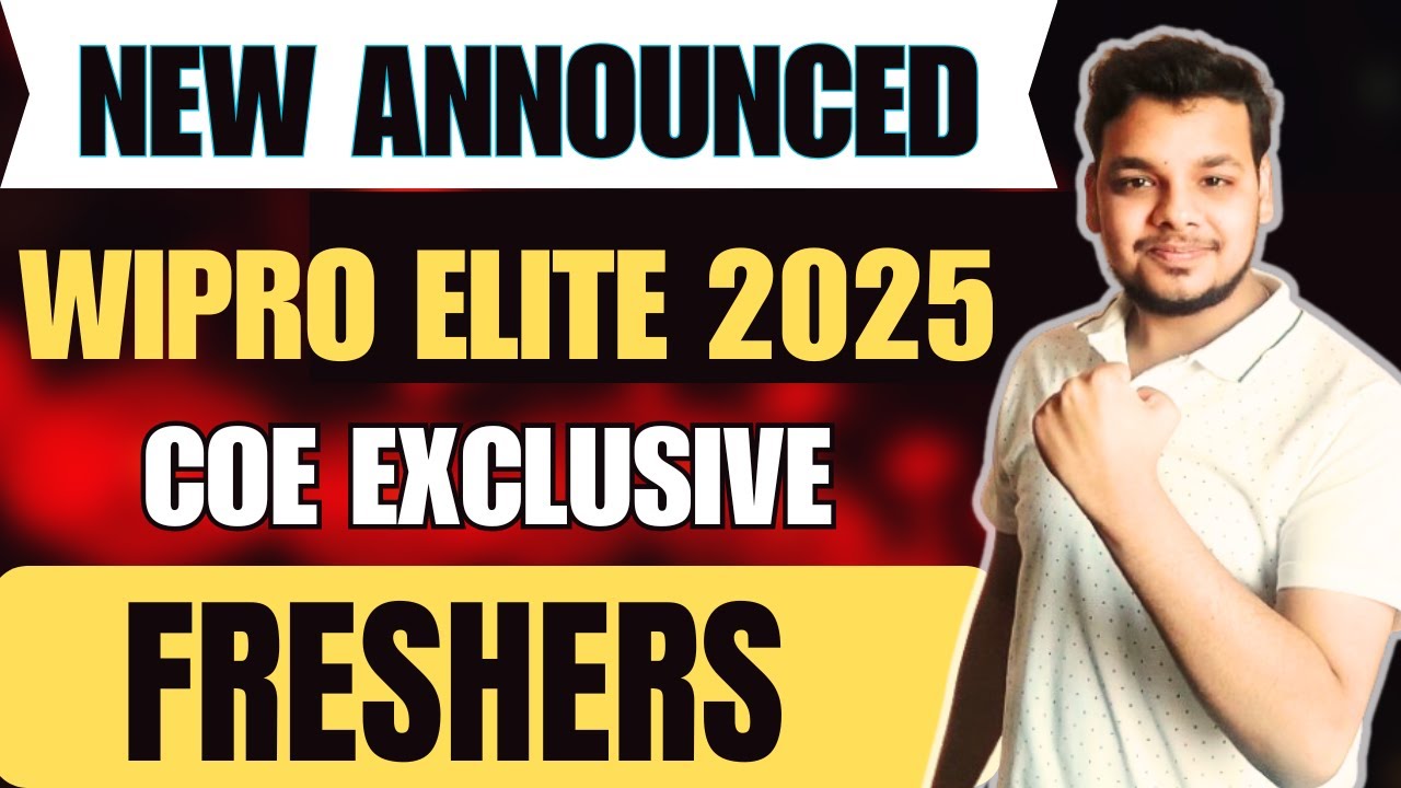 Wipro Elite Hiring 2025 Announced | Wipro Elite Assessment , Preparation , Exam Pattern | Wipro
