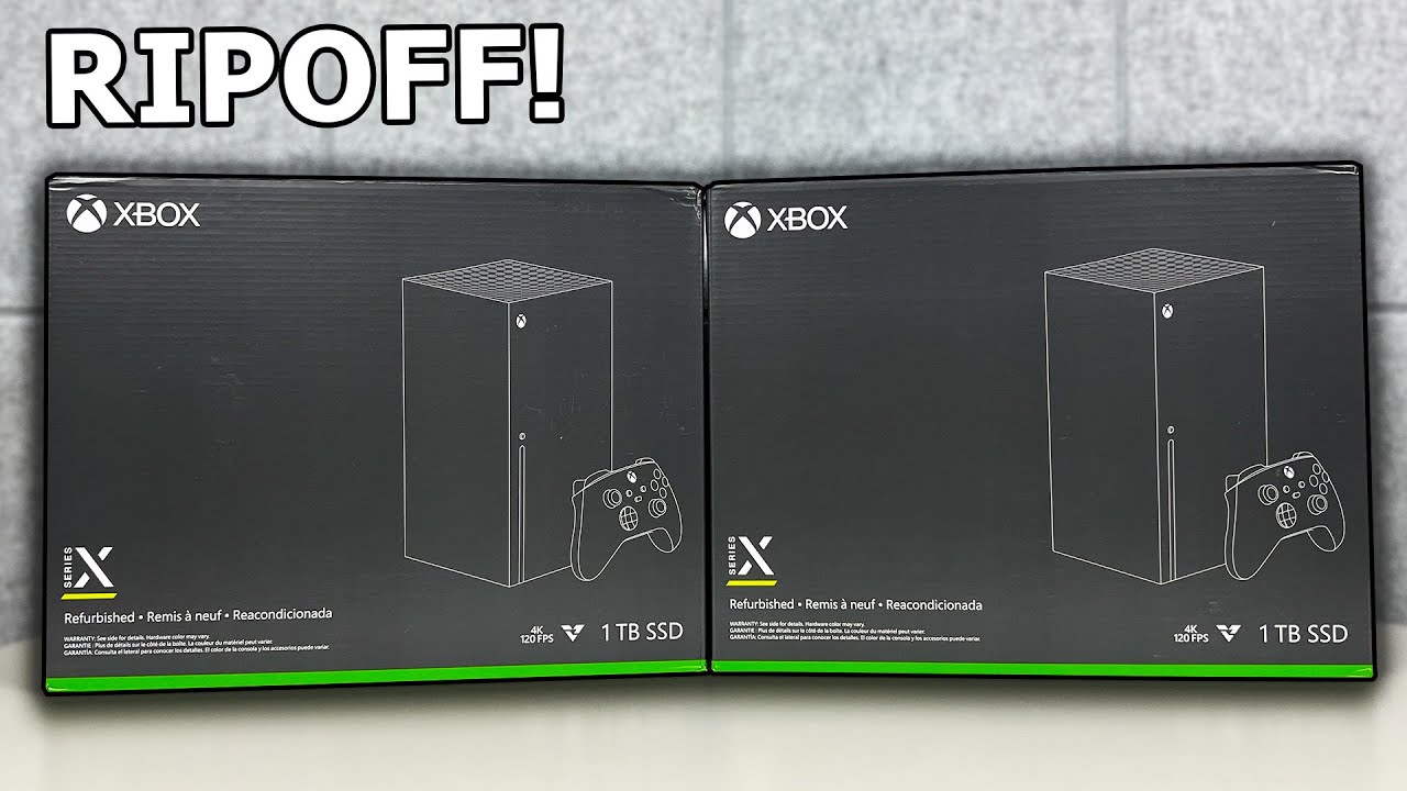 Я купил две «восстановленные» консоли Xbox Series X у Microsoft…
