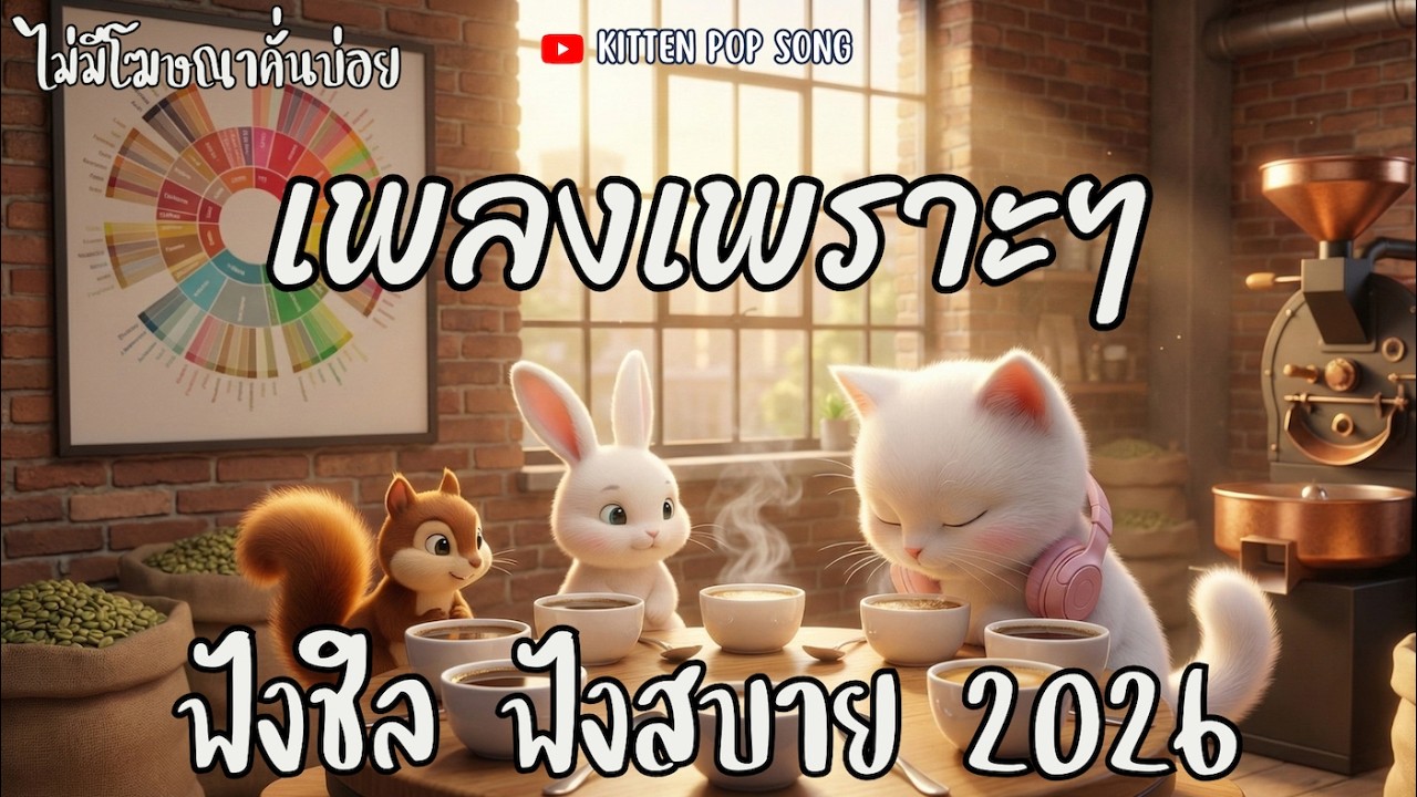 𝐏𝐥𝐚𝐲𝐥𝐢𝐬𝐭 — เจ้าเหมียวชวนฟัง | รวมเพลงเพราะๆ ฟังทำงาน เปิดร้านกาแฟ ไม่มีโฆษณา 2026