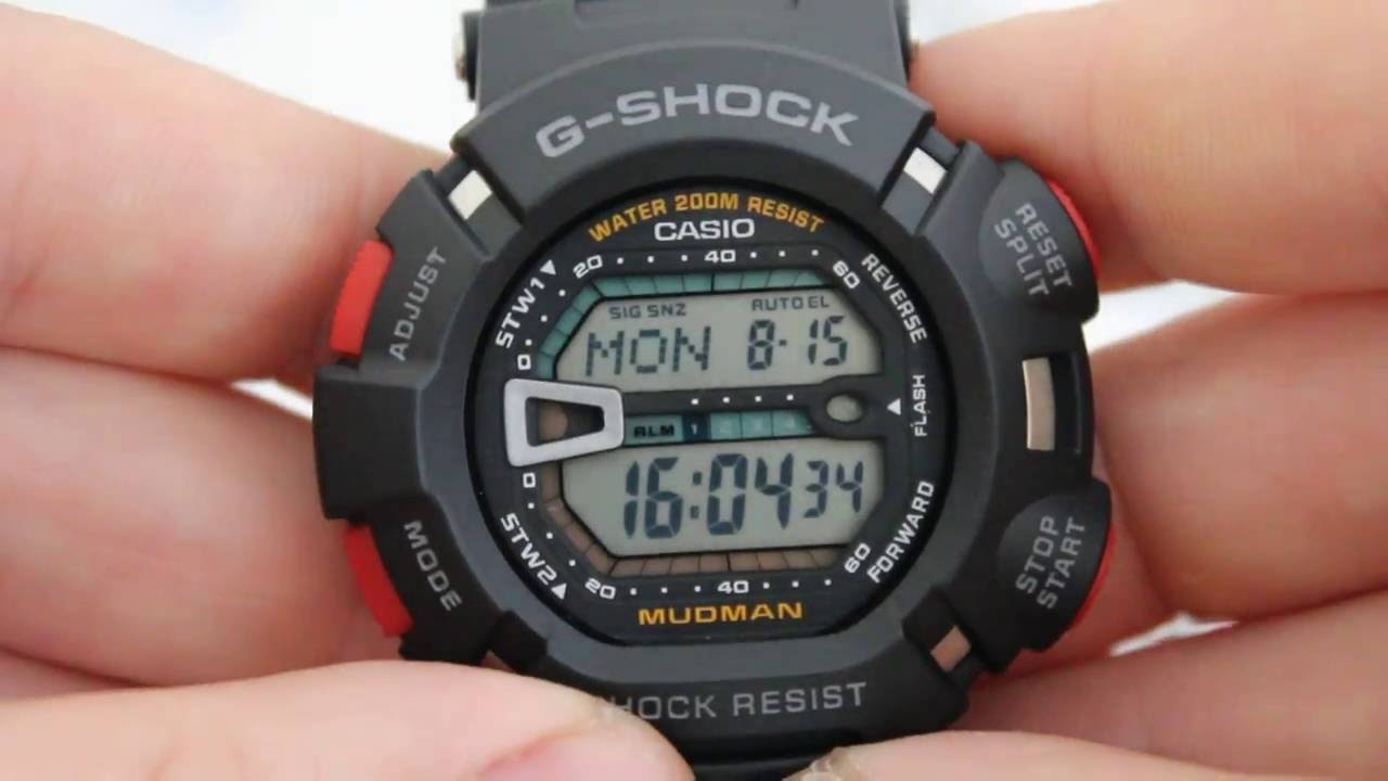 Casio G-SHOCK G-9000-1V [G-9000-1VER] - Инструкция, Как настроить | Watch-Forum.RU