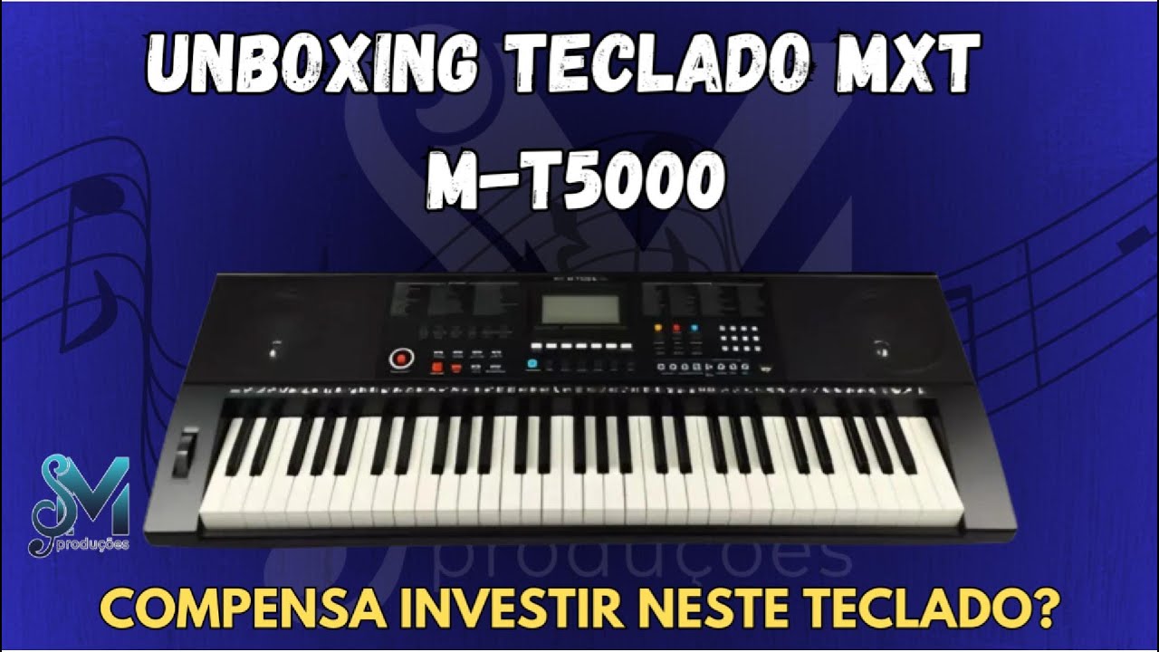 Uboxing Teclado MXT T5000 - Compensa Investir? - Silva Music