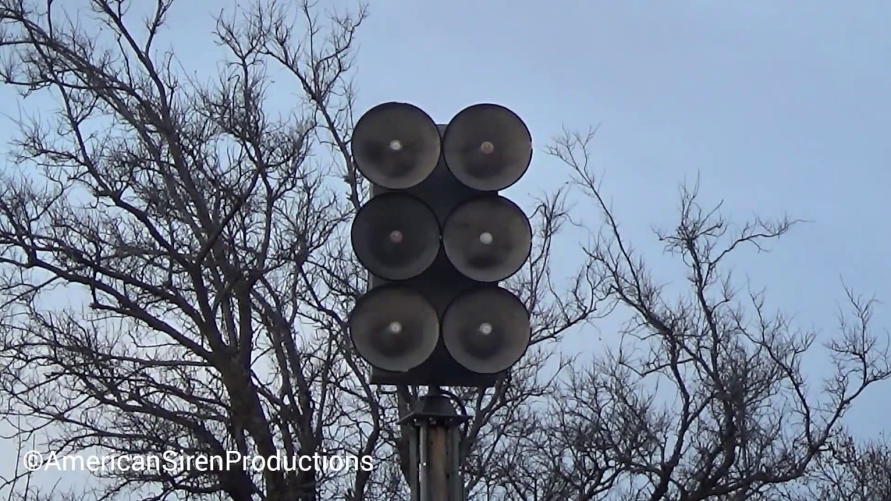EOWS 612 6:00PM Siren Test/Church Bells, Wellington, Mo (Wellington, Napoleon Fire Dept Siren Test)