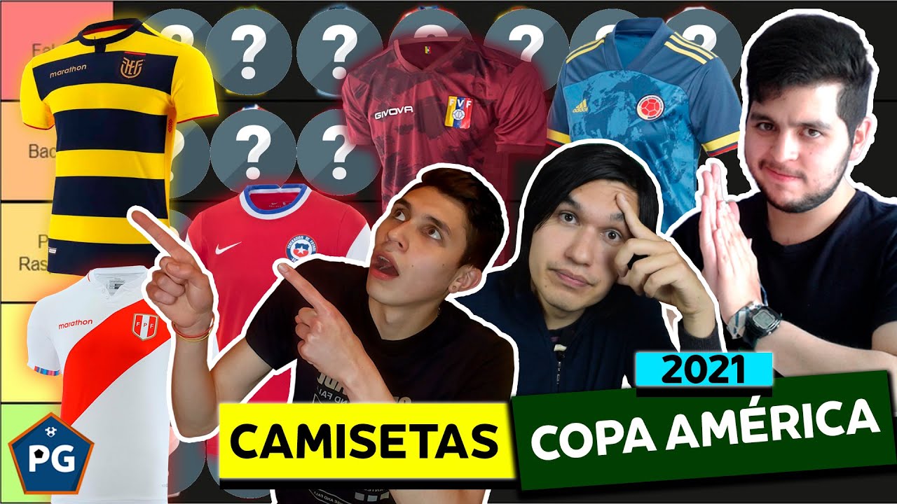 TIERMAKER PEORES y MEJORES CAMISETAS de la COPA AMÉRICA 2021🏆⚽️