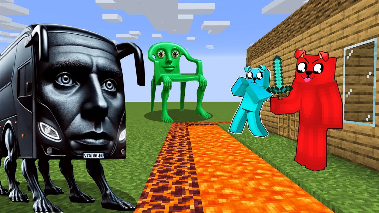 NOWE BRAINROTY vs TAJNA BAZA w Minecraft!