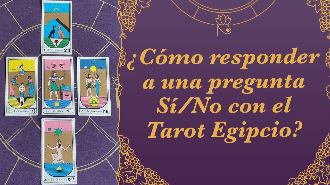 Lectura simple y fácil con 5 cartas 🎴 Tarot Egipcio de Kier