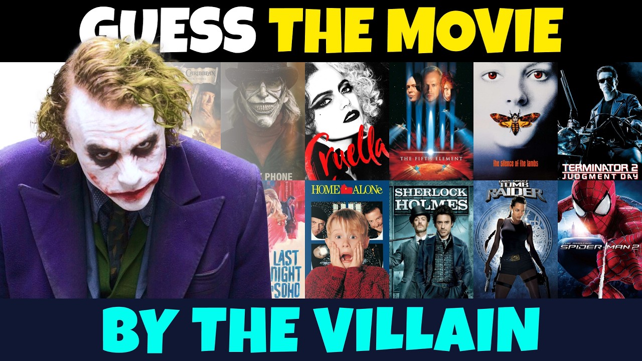 Guess the Movie by the Frame: Villains Edition 🎞️🍿The Ultimate Movie Quiz Challenge!
