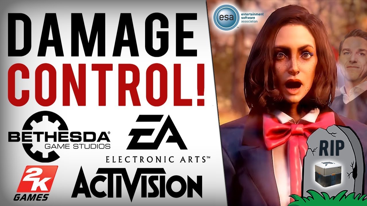 EA, Bethesda & Activision's Huge Crisis! Reckless Response To USA Loot Box Ban Bill & UK Government!