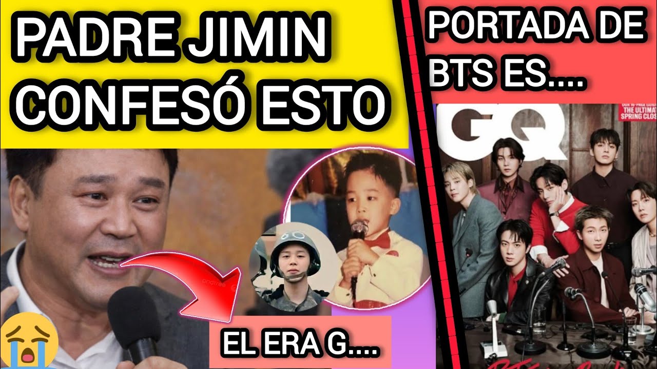 🚨PADRE de JIMIN REVELA QUE SIEMPRE FUE G..😭PORTADA DE BTS ES🤩noticiasdebtsreciente 