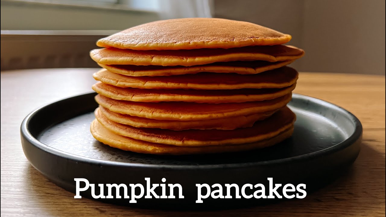 PUMPKIN PANCAKE RECIPE: the most delicious pancakes !
