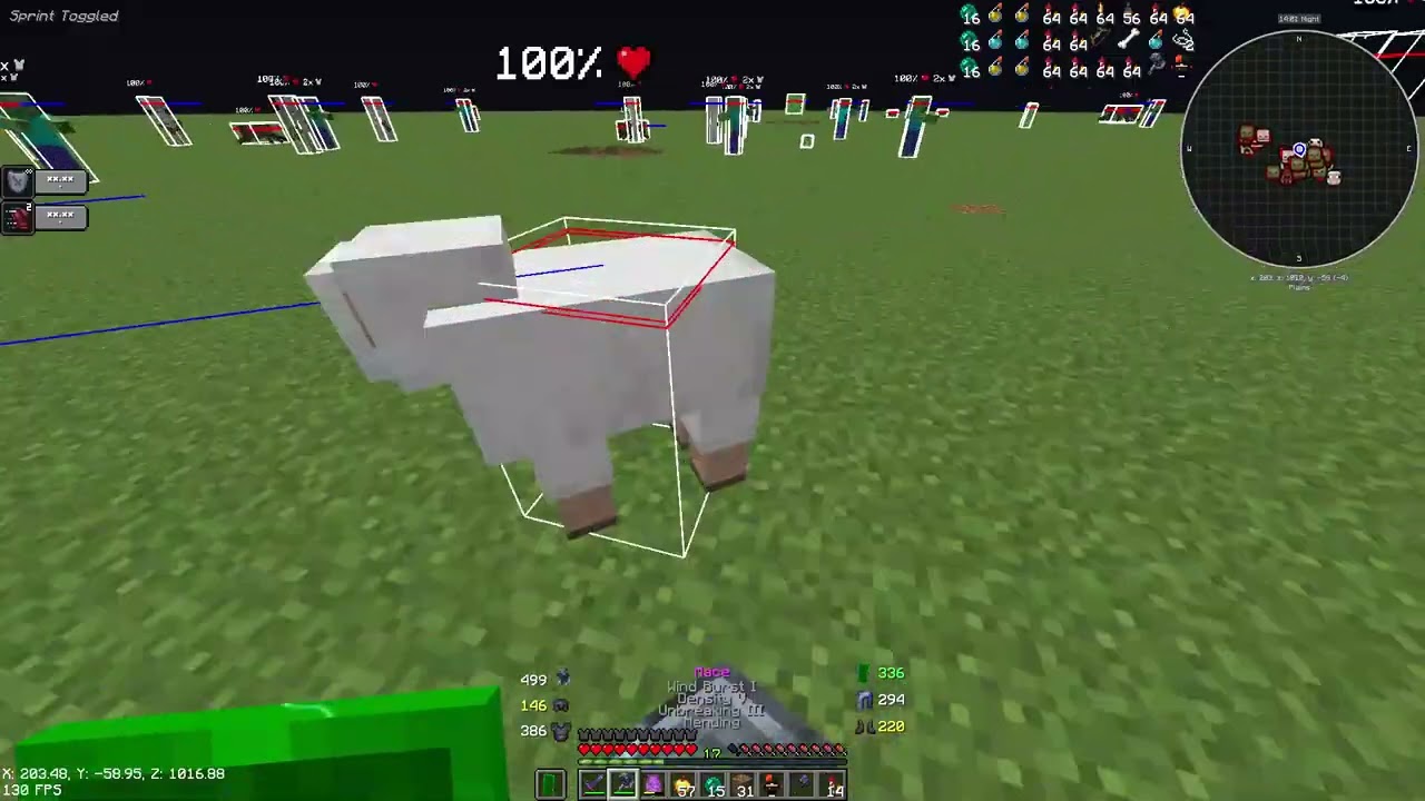 Practicing Elytra Mace PvP 🔥