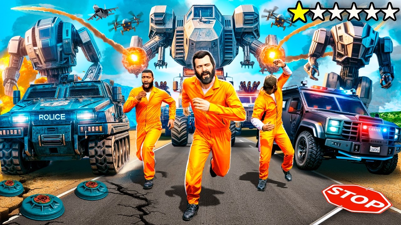 What HAPPENS If You GET 6 STARS WANTED LEVEL in GTA 5?