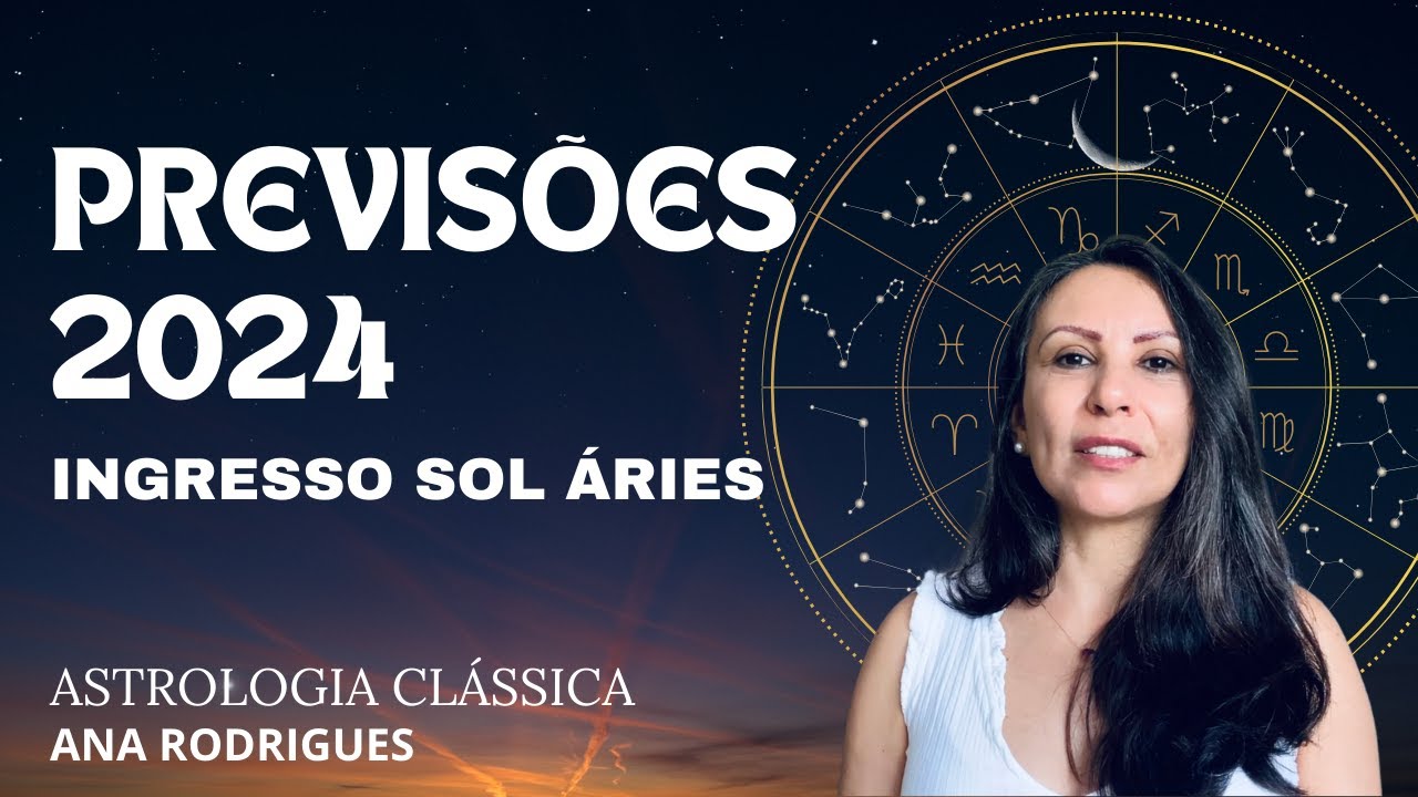 SATURNO REGENTE DE 2024 - P1- PREVISÕES ASTROLÓGICAS 2024 - Carta do ingresso do Sol em Áries