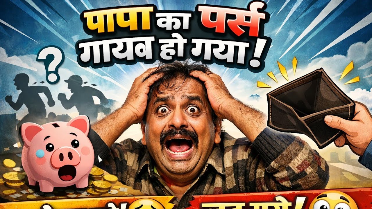 Papa ka Purse Ghoom Ho Gaya 😂 | Ghar Mein Full Comedy | Jyoti Vlog