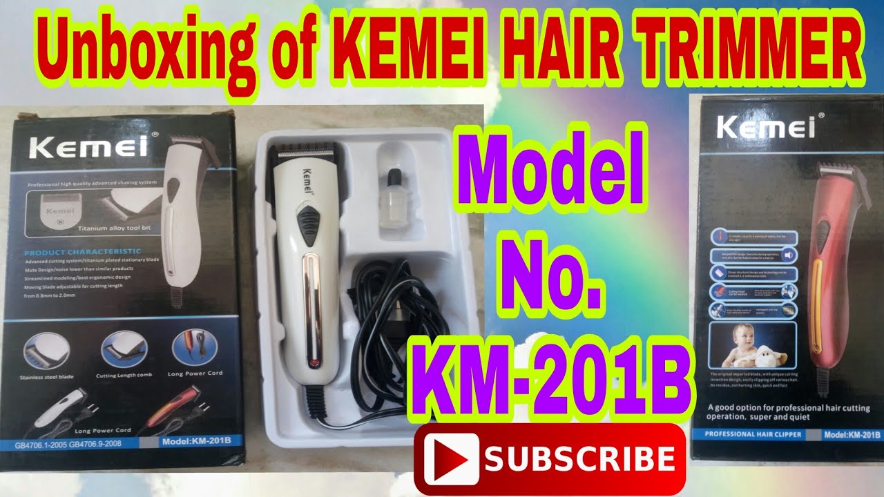 KEMEI Hair Trimmer (Zero Machine) unboxing