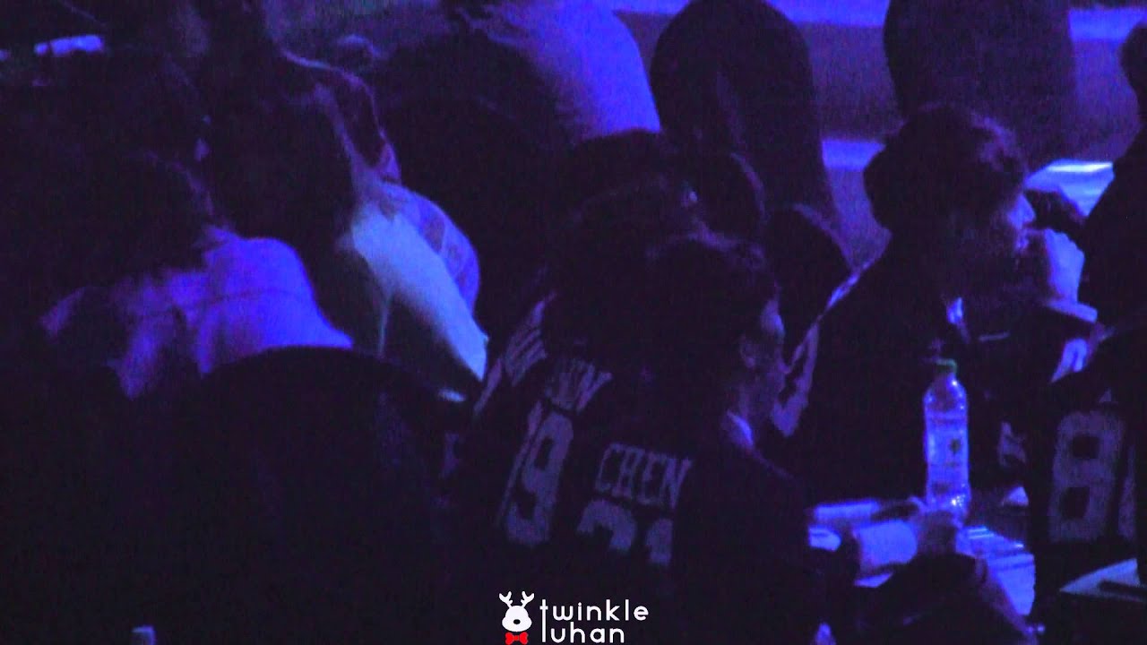 140123 서울가요대상 샤이니 무대 가수석 EXO 루한(시우민+첸) focus