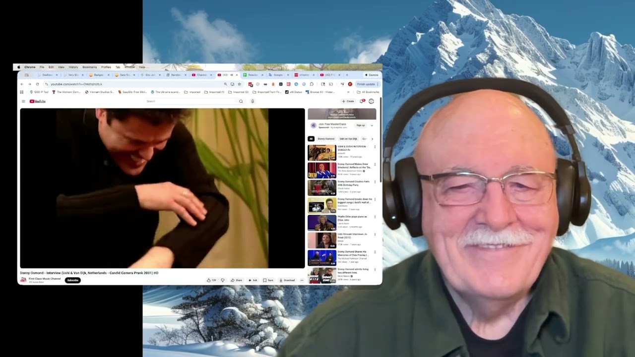 Donny Osmond - Interview -(Ushi & Van Dijk, Netherlands - Candid Camera Prank 2001) HD - Reaction