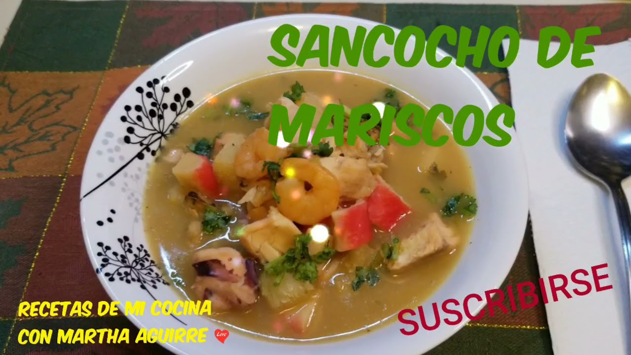 SANCOCHO DE MARISCOS EN RECETAS DE MI COCINA CON MARTHA AGUIRRE