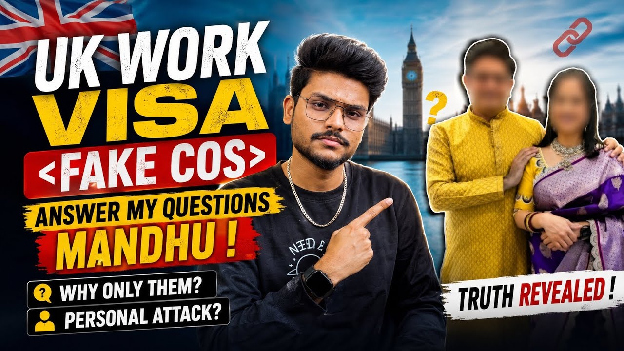 🇬🇧UK Work Visa SCAM EXPOSED | Fake CoS Truth Revealed | Pandu's World Must Answer These Questions!🔥