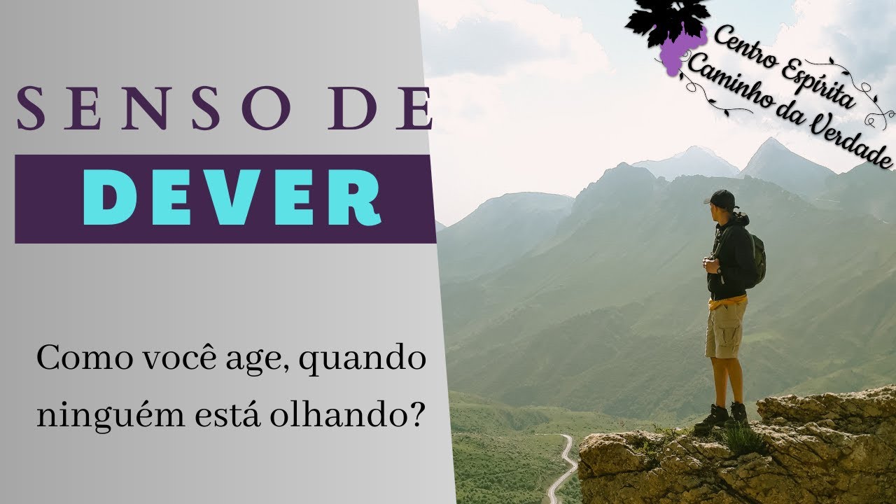O SENSO DE DEVER - A LEI MORAL DA VIDA