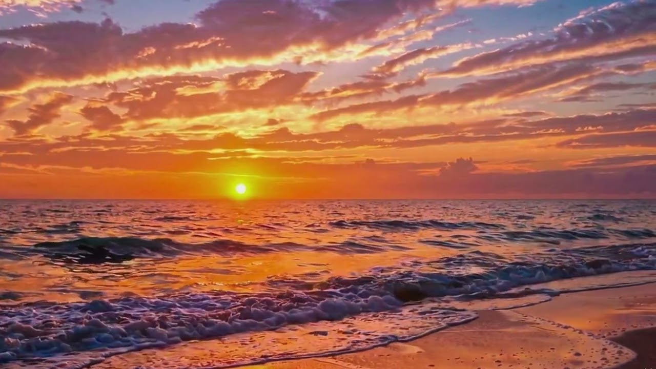 Ocean Waves for Deep Sleep | Waves Crashing on Beach at Night for Insomnia. Wave Sounds to Relax.