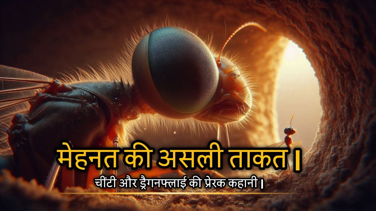 मेहनत की असली ताकत | चींटी और ड्रैगनफ्लाई की प्रेरक कहानी | Motivational Hindi Story