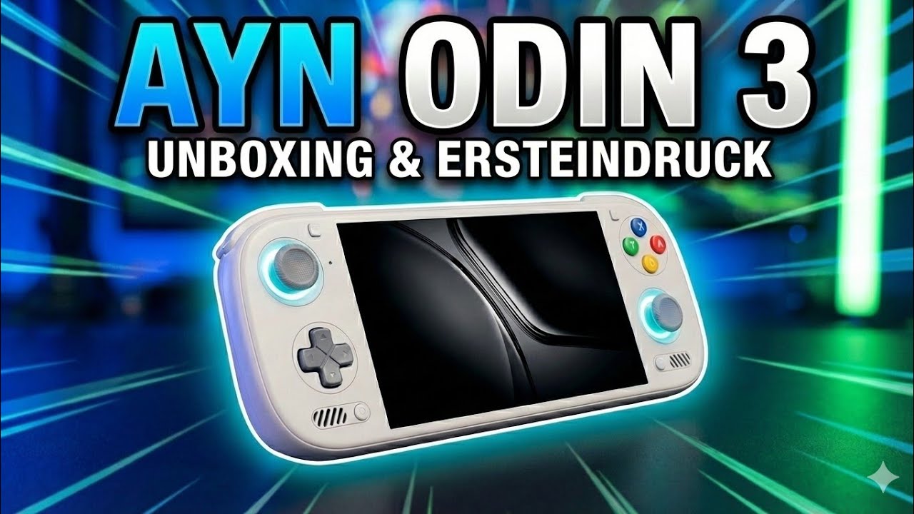 AYN Odin 3 - neue Maßstäbe mit Startschwierigkeiten - (Unboxing & Ersteindruck)