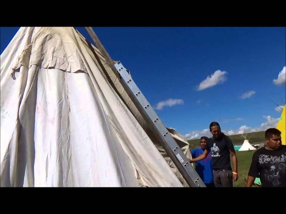 Siksika Pow Wow - Trevor's Teepee Build
