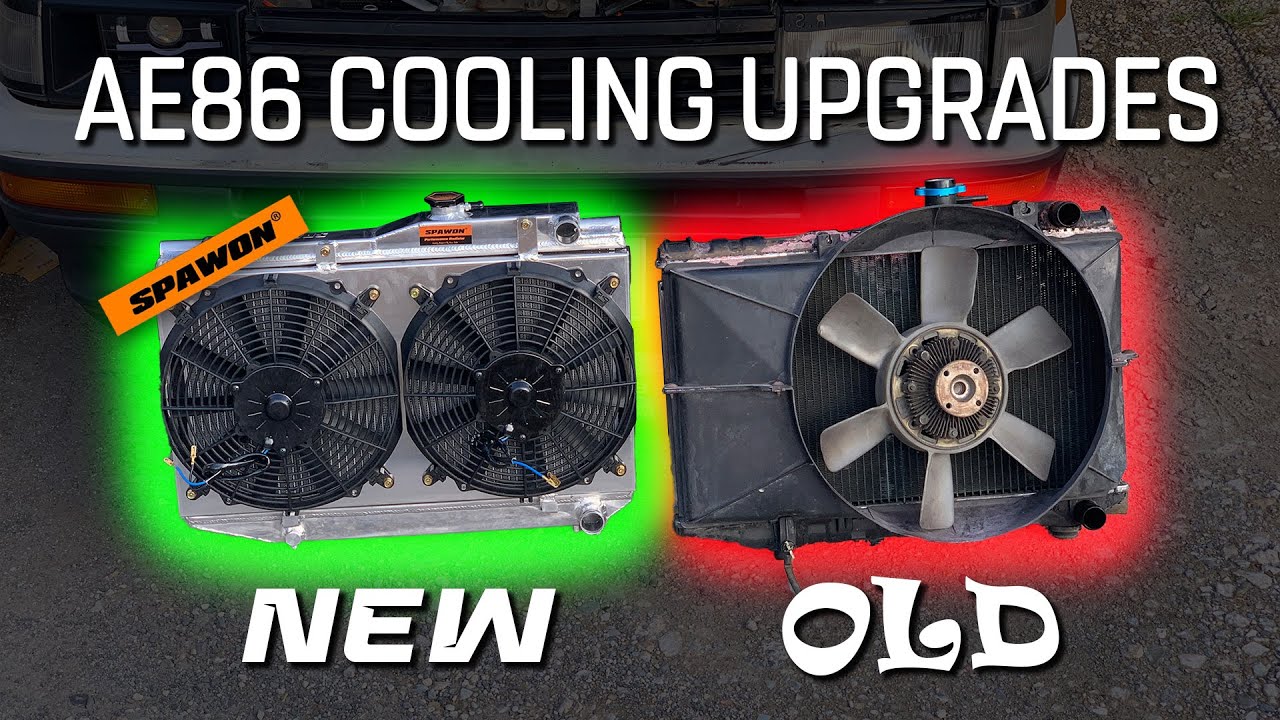 The Best Cooling Upgrade for Your AE86! - Toyota Corolla Levin Spawon Radiator Install