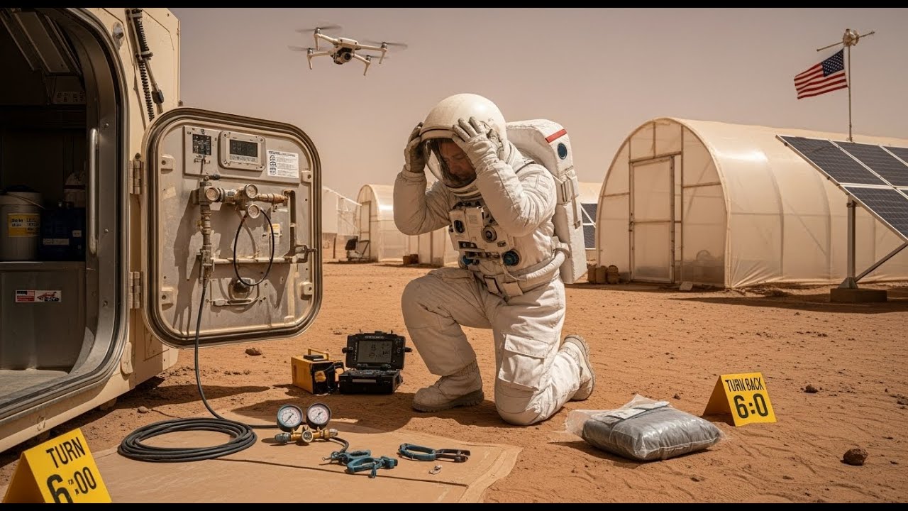 Survival on Mars Part: Water Ration Lock in 6H. Dirty Ice. Perchlorate Risk.