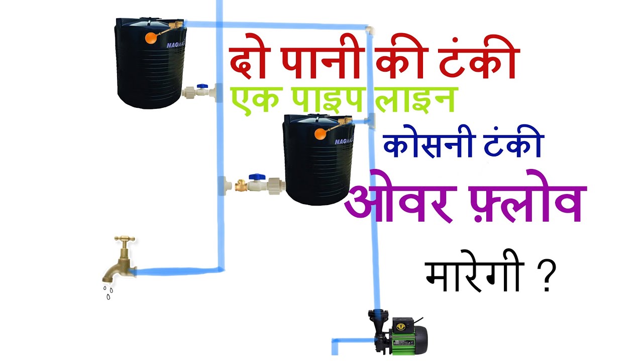 दो अलग अलग ऊँचाई की पानी की टंकी का कनेक्शन क्यू नहीं हो सकता हे ?