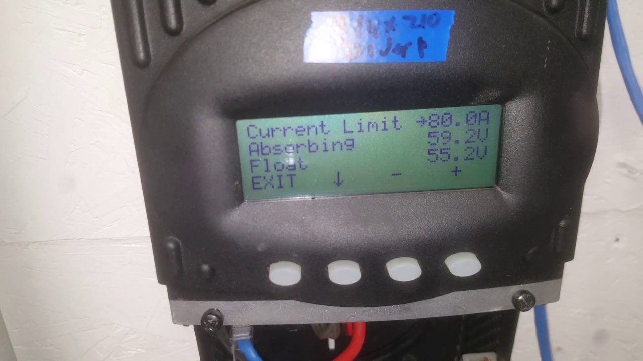 Outback flexmax 80 charge controller voltage settings