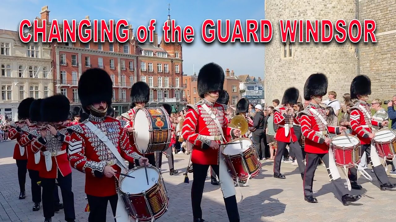 WINDSOR CASTLE GUARD 1st Bn, Grenadier Guards Corps of Drums with 1st Battalion Grenadier Guards NEW