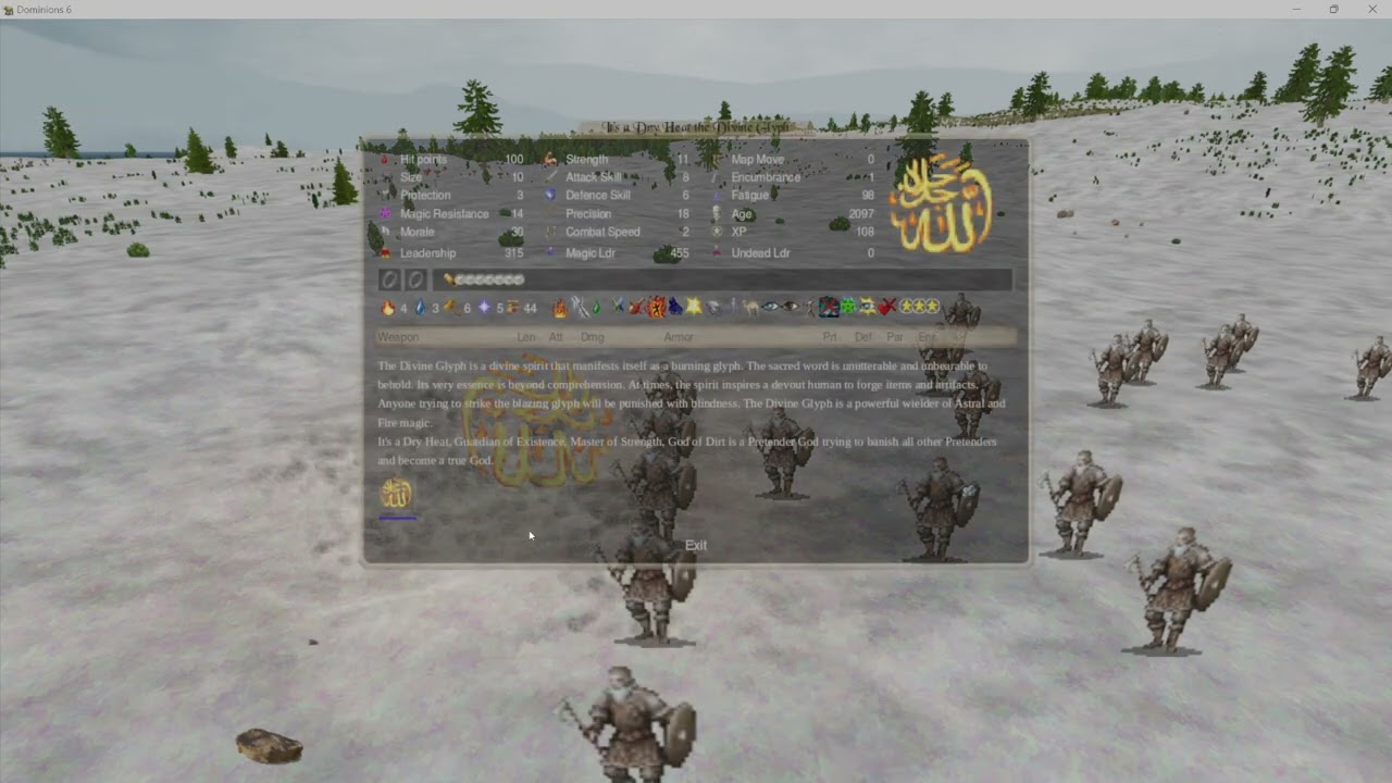 Dominions 6 - Glyph Casting Blade Wind Over Returning