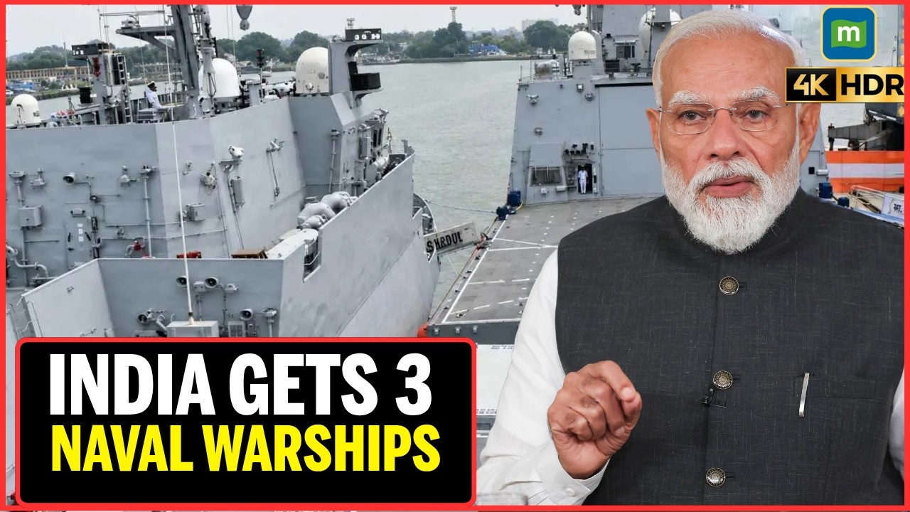 LIVE: PM Modi Leads Tri-Commissioning Of INS Dunagiri, INS Sanshodhak & INS Agray In Kolkata
